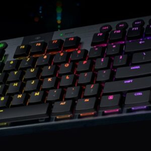 Logitech - G915 LIGHTSPEED TKL Wireless Mechanical GL Tactile Switch Gaming Keyboard with RGB Backlighting - Black