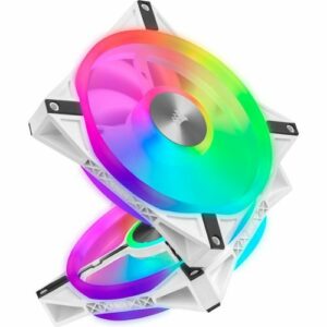 CORSAIR - QL Series 140mm Cooling Fan Kit with RGB Lighting - White