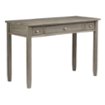 Simpli Home - Warm Shaker SOLID WOOD Transitional 48 inch Wide Writing Office Desk in Distressed Grey - Distressed Gray