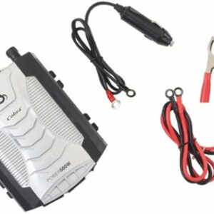 Cobra - POWER 500 Watt Power Inverter with Fast Charge USB - Black