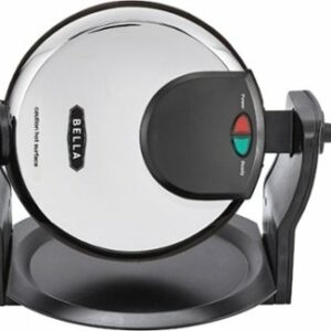 Bella - Non-Stick Rotating Belgian Waffle Maker - Stainless Steel