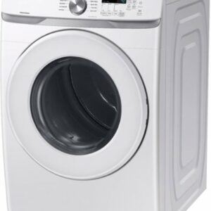 Samsung - 7.5 Cu. Ft. Stackable Electric Dryer with Sensor Dry - White