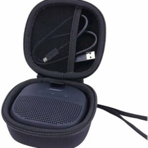 SaharaCase - Travel Carry Case for Bose SoundLink Micro Portable Bluetooth Speaker - Black