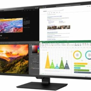 LG - UltraFine 43"4K UHD 75Hz Monitor (USB) - Black