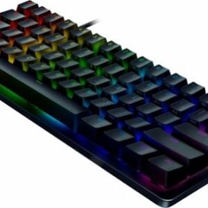 Razer - Huntsman Mini 60% Wired Optical Clicky Switch Gaming Keyboard with Chroma RGB Backlighting - Black