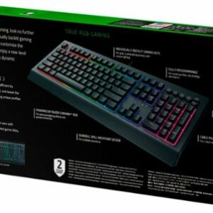 Razer - Cynosa V2 Full Size Wired Membrane Gaming Keyboard with Chroma RGB Backlighting - Black