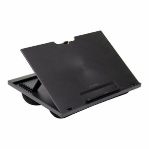 Mind Reader - Adjustable 8 Position Lap Desk - Black