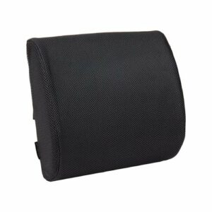 Mind Reader - Memory Foam Lumbar Back Cushion - Black