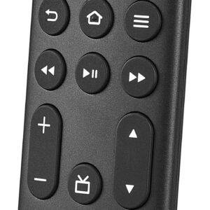 Insignia™ - Fire TV Replacement Remote for Insignia-Toshiba-Pioneer - Black