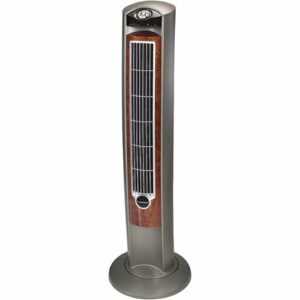 Lasko - Wind Curve Tower Fan with Nighttime Setting - Gray