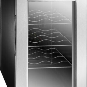 Insignia™ - 8-Bottle Wine Cooler - Stainless Steel