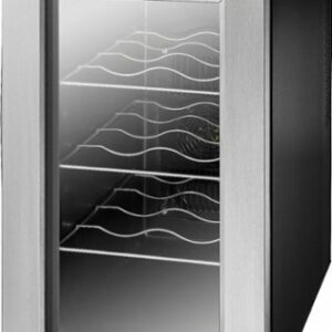 Insignia™ - 8-Bottle Wine Cooler - Stainless Steel