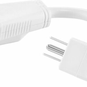 Insignia™ - 2-Outlet Plug Liberator - White