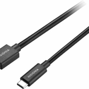 Insignia™ - 3.3’ USB to USB-C 3.2 Gen 2 Superspeed+ 10Gbps Cable - Black