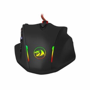 REDRAGON - M908 Impact Wired Laser Gaming Mouse with RGB Lighting - Black