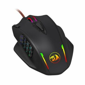 REDRAGON - M908 Impact Wired Laser Gaming Mouse with RGB Lighting - Black