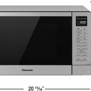 Panasonic - 1.2 Cu. Ft. 1200 Watt SN68KS Microwave with Inverter and Genius Sensor - Stainless Steel