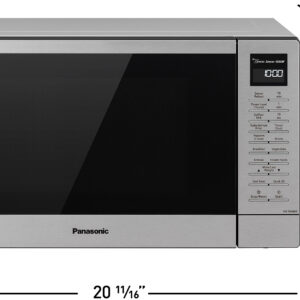 Panasonic - 1.2 Cu. Ft. 1200 Watt SN68KS Microwave with Inverter and Genius Sensor - Stainless Steel