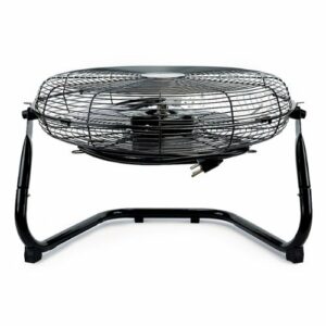 NewAir - 3000 CFM 18” High Velocity Portable Floor Fan with 3 Fan Speeds and Long-Lasting Ball Bearing Motor - Black