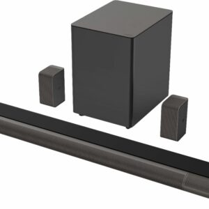 VIZIO - 5.1.4-Channel Elevate Soundbar with Wireless Subwoofer and Rotating Speakers for Dolby Atmos/DTS:X - Charcoal Gray