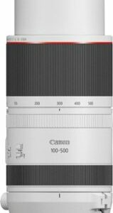 Canon - RF100-500mm F4.5-7.1 L IS USM Telephoto Zoom Lens for EOS R-Series Cameras - White