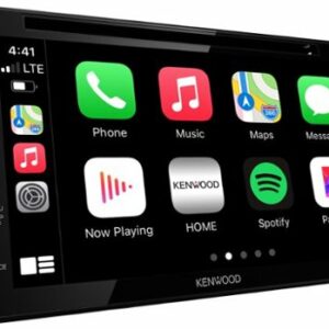 Kenwood - 6.8" Android Auto & Apple CarPlay Bluetooth DVD and Digital Media (DM) Receiver and Android Screen Mirroring - Black