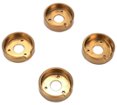 JennAir - Set of 4 Control Knob Bezels for Range Oven - Brass