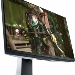 Alienware - Geek Squad Certified Refurbished 24.5" IPS LED FHD FreeSync and G-SYNC Compatible Monitor - Lunar Light