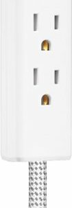 Insignia™ - 12' 3-Outlet Extension Cable - White