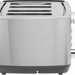 GE - 4-Slice Toaster - Stainless Steel