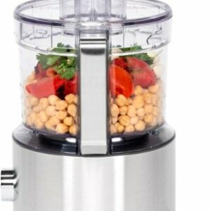 GE - 12-Cup Food Processor with Accessories - Stainless Steel