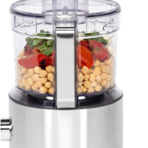 GE - 12-Cup Food Processor with Accessories - Stainless Steel