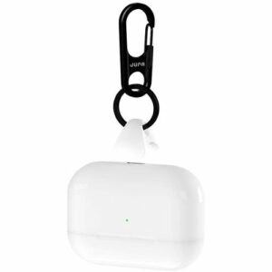 Jura - Carabiner with Anchor for Apple AirPods, AirPods Pro, and AirPods 2nd and 3rd Generation (Lighting Charging Case) - Black