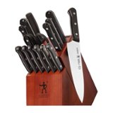 Henckels - Solution 15-pc Knife Block Set - Brown