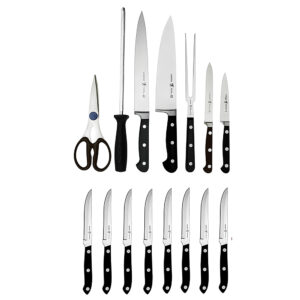 Henckels - CLASSIC 16-pc Knife Block Set - Brown