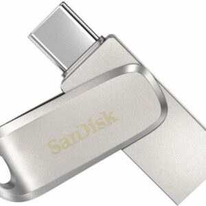 SanDisk - Ultra Dual Drive Luxe 1TB USB 3.1, USB Type-C Flash Drive - Silver