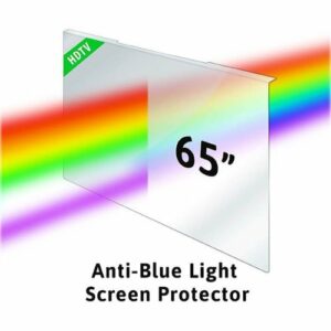 SaharaCase - Anti-Blue Light TV Screen Protector for Most 65" TVs - Clear