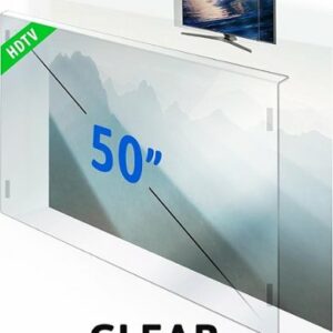 SaharaCase - ZeroDamage 50" TV Screen Protector - Clear