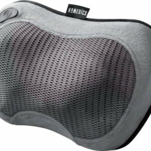 HoMedics - Cordless Shiatsu Massage Pillow with Soothing Heat - Grey