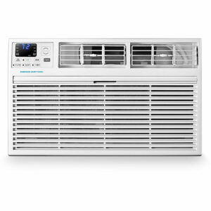 Emerson Quiet Kool - 450 Sq. Ft. 10,000 BTU Smart 230V Through-the-Wall Air Conditioner with 10,600 BTU Heater - White