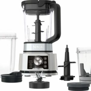 Ninja - Foodi Power Blender & Processor System, Smoothie Bowl Maker & Nutrient Extractor*, 1400WP smartTORQUE 6 Auto-iQ - Silver