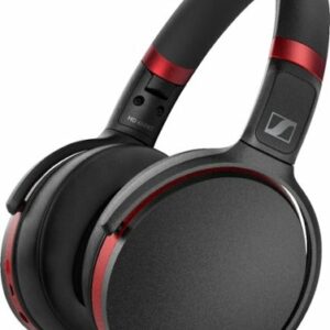 Sennheiser - HD 458BT Wireless Noise Cancelling Headphones (HD 458BT Exclusive) - Black/Red