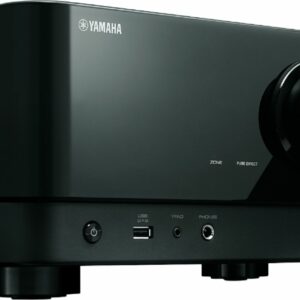 Yamaha - RX-V4A 5.2-channel AV Receiver with 8K HDMI and MusicCast - Black