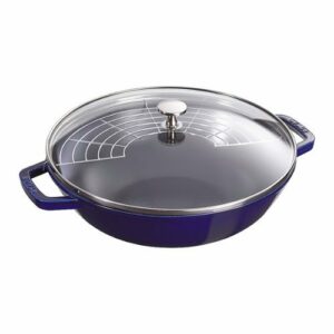 Staub - Cast Iron 4.5-qt Perfect Pan - Dark Blue