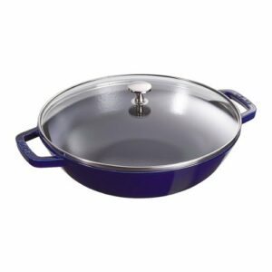 Staub - Cast Iron 4.5-qt Perfect Pan - Dark Blue