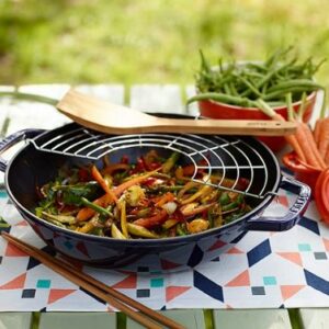 Staub - Cast Iron 4.5-qt Perfect Pan - Dark Blue