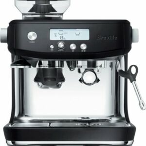 Breville - the Barista Pro Espresso Machine with 15 bars of pressure, Milk Frother and intergrated grinder - Black Truffle