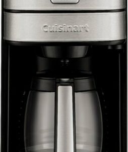 Cuisinart - Automatic Grind and Brew 12 Cup Coffeemaker - Black/Stainless Steel