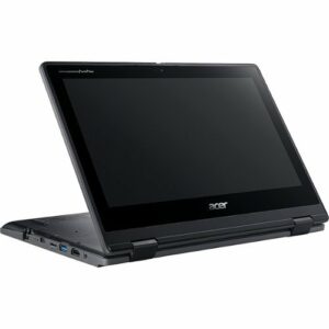 Acer - TravelMate Spin B3 B311RN-31 11.6" Laptop - Intel Celeron - 4 GB Memory - 128 GB eMMC - Shale Black