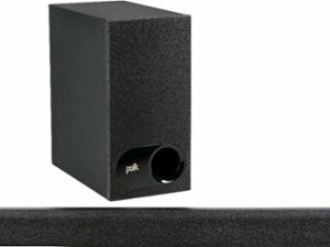 Polk Audio - 2.1-Channel Signa S3 Ultra-Slim Soundbar with Wireless Subwoofer and Dolby Digital - Black